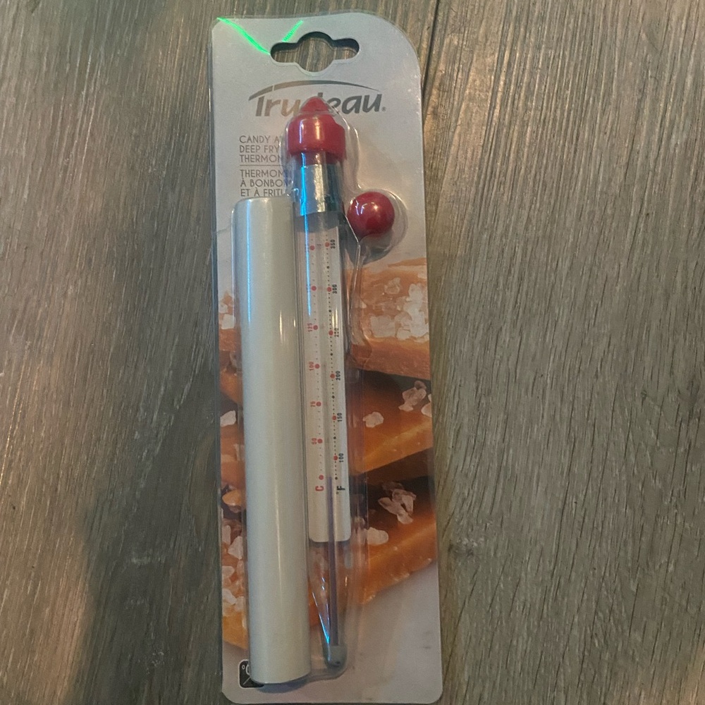 Red Candy & Deep-Fry Thermometer with Protective Case